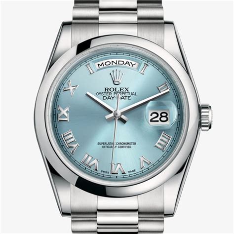 rolex ice blue face.